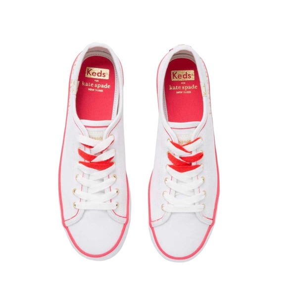 Keds Shoes - NWOT!!KEDS Women's Keds x Kate Spade New York Kickstart Foil Logo Shoes Size 8.5